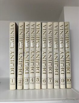 Dejiny Umenia 1-10 - krásny stav