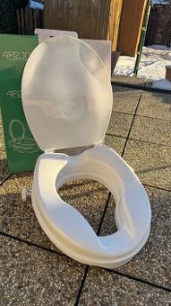 Zvyšovač WC s príklopom, podložná misa bez poklopu