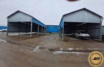 Prenájom  plechových prístreškov  aj pre nákladné automobily