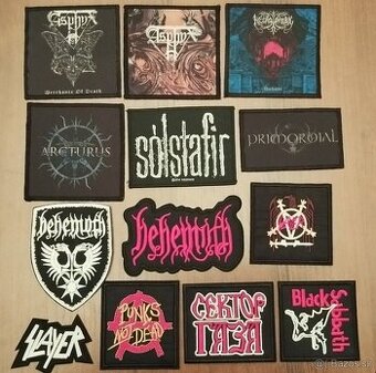 Nášivky, reťiazky, odznaky,flag texil plagát