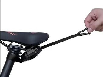 Navíjacie ťažné lano na bicykel
