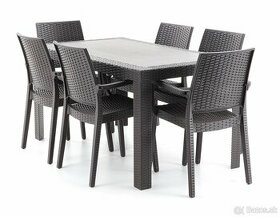 Záhradné sedenie stôl + 6 stoličiek - 1