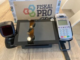 FiskalPRO Orange s platobným terminálom, skener