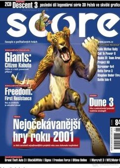 KÚPIM, ČASOPIS SCORE 2001 – ČÍSLA 84 – 94