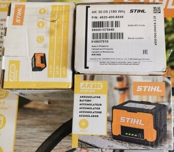 Stihl baterie ak 30 s rok 2025