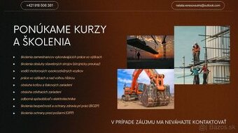 Kurzy a školenia v oblasti BOZP