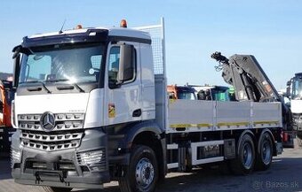 Mercedes-Benz AROCS 2643-6x4-Valník+HR-HIAB 228E-3–EURO 6