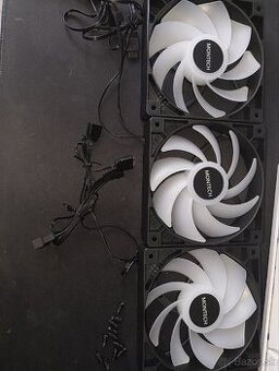Predám 3x Ventilátory ARGB čisto nové.