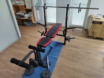 Polohovatelná fitness lavička