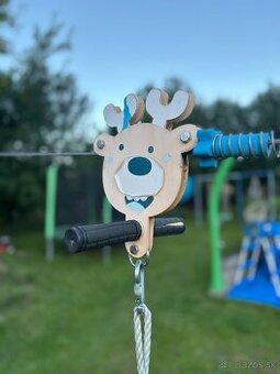 Detska záhradná lanovka/ kladka ZIP line