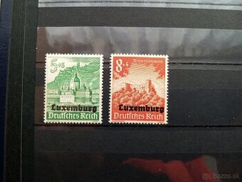 Poštové známky č.321 - Reich - Luxemburg - mestá