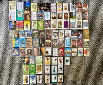 Vreckové kalendáriky ČR rôzne - 91ks