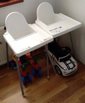 IKEA ANTILOP = 2ks detska stolicka na krmenie