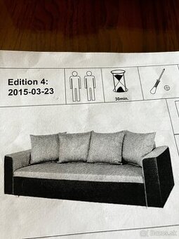 Rozkladacia sedačka - 1