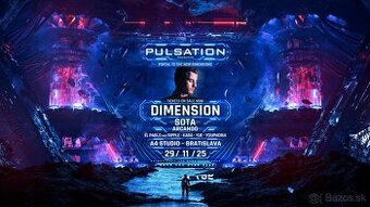 Predám vstupenku na Pulsation 29.11. v Bratislave