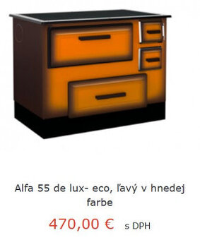 Sporák na tuhé palivo varenie, pečenie a vyhrievanie