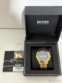 Hugo Boss zlaté hodinky – nové, s visačkou.