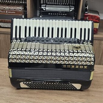 Predám akordeón Hohner Atlantic De Luxe. 120 Basový