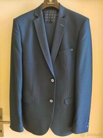 Modrý pánsky oblek - 1