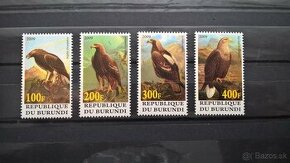 Poštové známky č.170 - Burundi - orly komplet