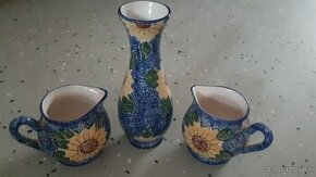 Keramika slnečnice retro - 1