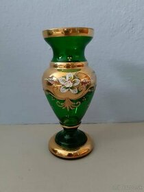 Zelená váza z oloveného skla - 1