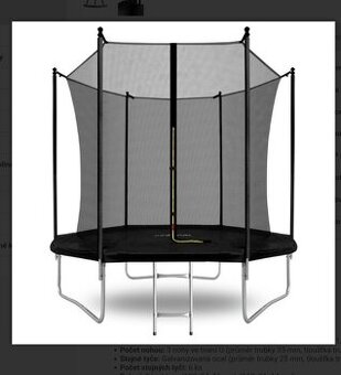 NOVÁ Trampolína 250 cm Aga SPORT FIT