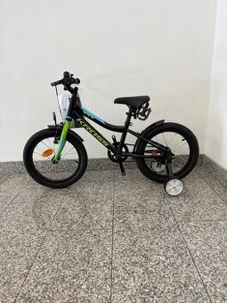 Kross Racer 3.0, 16“, detský bicykel, Black lime blue glossy