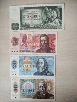 predám staré bankovky československo