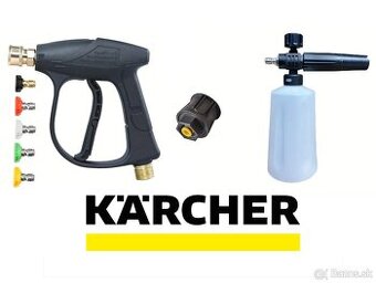 KARCHER pištoľ + napeňovač + redukcia + 5 trysiek