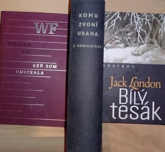 Faulkner, Hemingway, Jack London.