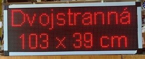 Led reklama obojstranna