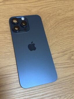 Zadne sklo pre iPhone 15 pro max pacific blue