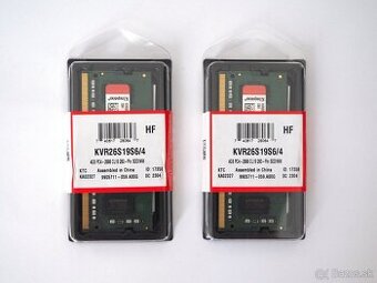 RAM Kingston 2x4GB DDR4 2666 CL19