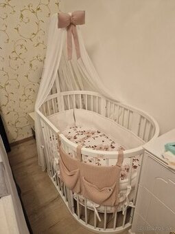 LevinFelin-Rastúca postieľka Smart bed 72