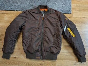 Top Gun hnedá zimná bunda veľkosť L