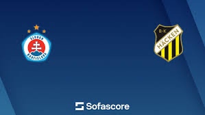 Slovan - Häcken konferenčná liga a ligové zápasy