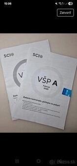 Scio testy 50+ks a cvičebnica ako darček