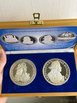 Investičné striebro 350. VÝROCIE KORUNOVÁCIE LEOPOLDA I.