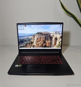 Herný Notebook MSI Intel i5 GTX 1650 RAM 16 GB SSD - 1