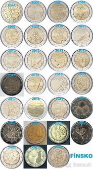 Euromince - pamatne dvojeurove mince z obehu