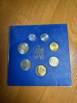 Sada obehových mincí ČSSR 1986