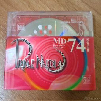 Prime Media - MD 74 min / Pink / Minidisc / nové