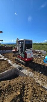 Zemné práce a výkopove práce minibagrom