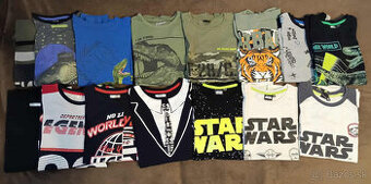 Tričká 15 ks -č. 146/152, 11-12 rokov