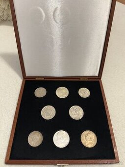 Sada strieborných pamätných mincí ČSR (1948 – 1951)