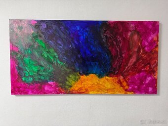 Predám orig. obraz Ja som IronMan: Posledné Lusknutie 140x70