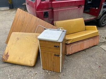 Volkswagen t2a originál westfalia interiér