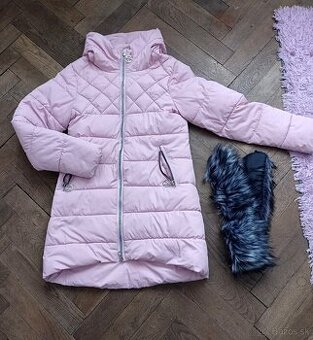 Dámska zimná bunda s kožušinou