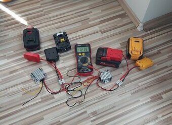 DC menič s chladením, napätie z 18V až 36V na 12V–10A, nový.